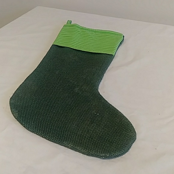 Handmade Christmas burlap Stockings - Picture 5 of 5